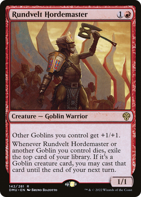 Magic: The Gathering - Rundvelt Hordemaster Foil - Dominaria United