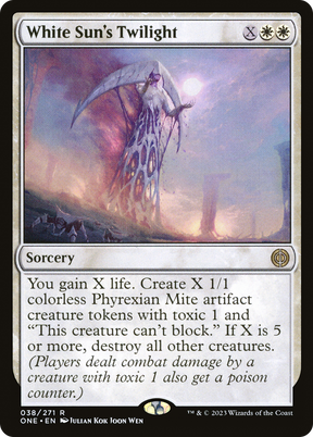 Magic: The Gathering - White Sun's Twilight Foil - Phyrexia: All Will Be One