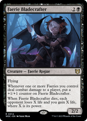 Magic: The Gathering - Faerie Bladecrafter - Wilds of Eldraine Commander