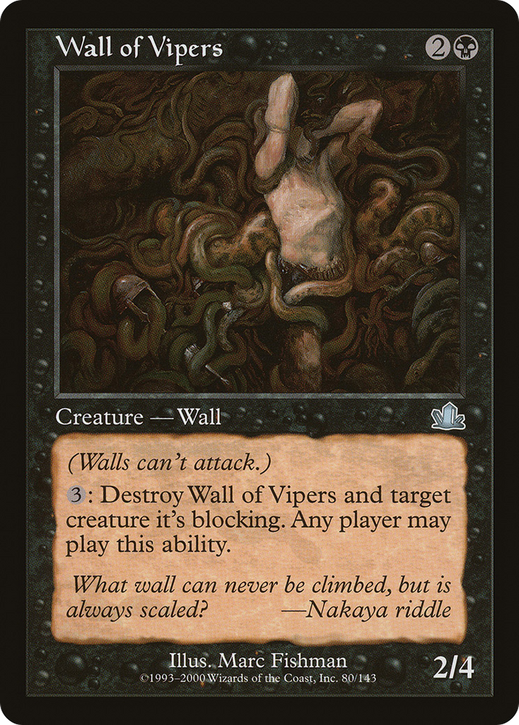 Magic: The Gathering - Wall of Vipers - Prophecy