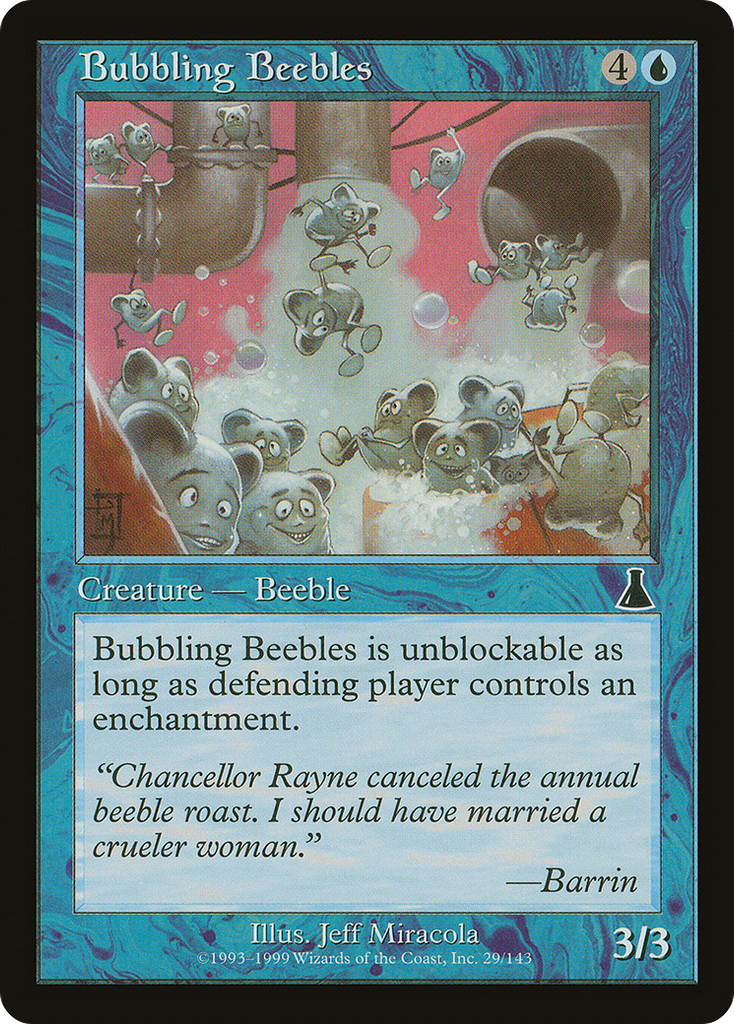 Magic: The Gathering - Bubbling Beebles - Urza's Destiny