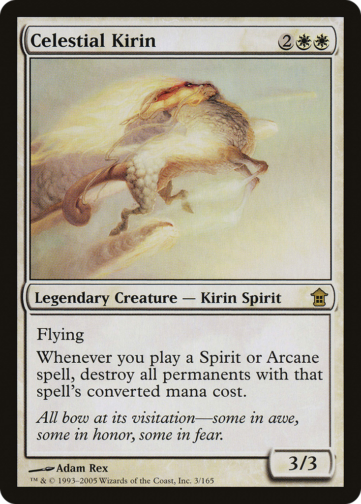 Magic: The Gathering - Celestial Kirin - Saviors of Kamigawa