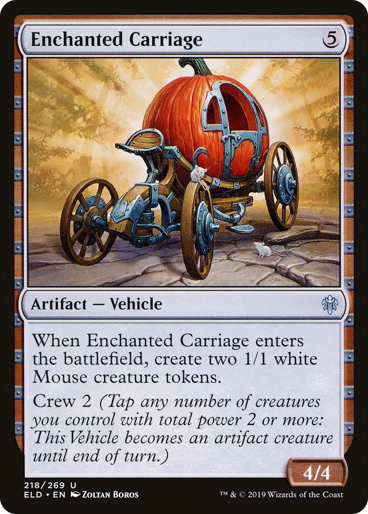 Magic: The Gathering - Enchanted Carriage - Throne of Eldraine
