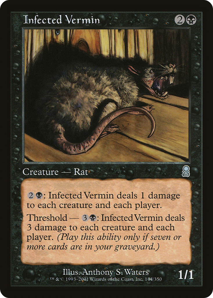 Magic: The Gathering - Infected Vermin - Odyssey