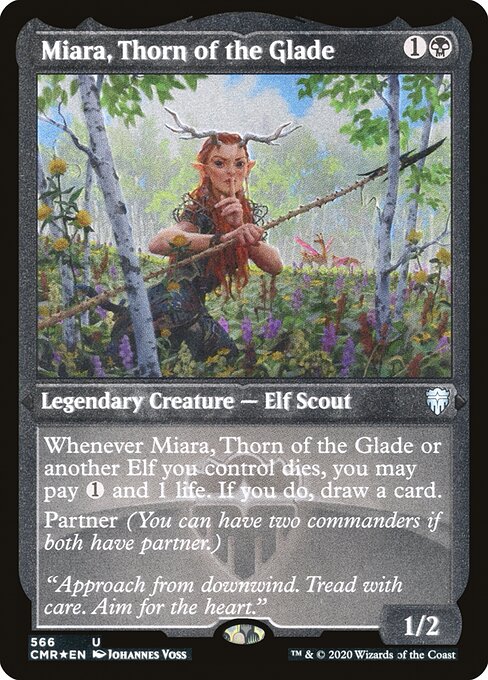 Magic the Gathering - Miara, Thorn of the Glade Foil - Commander Legends