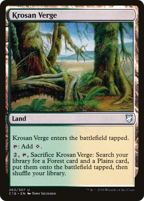 Magic: The Gathering - Krosan Verge - Commander 2018