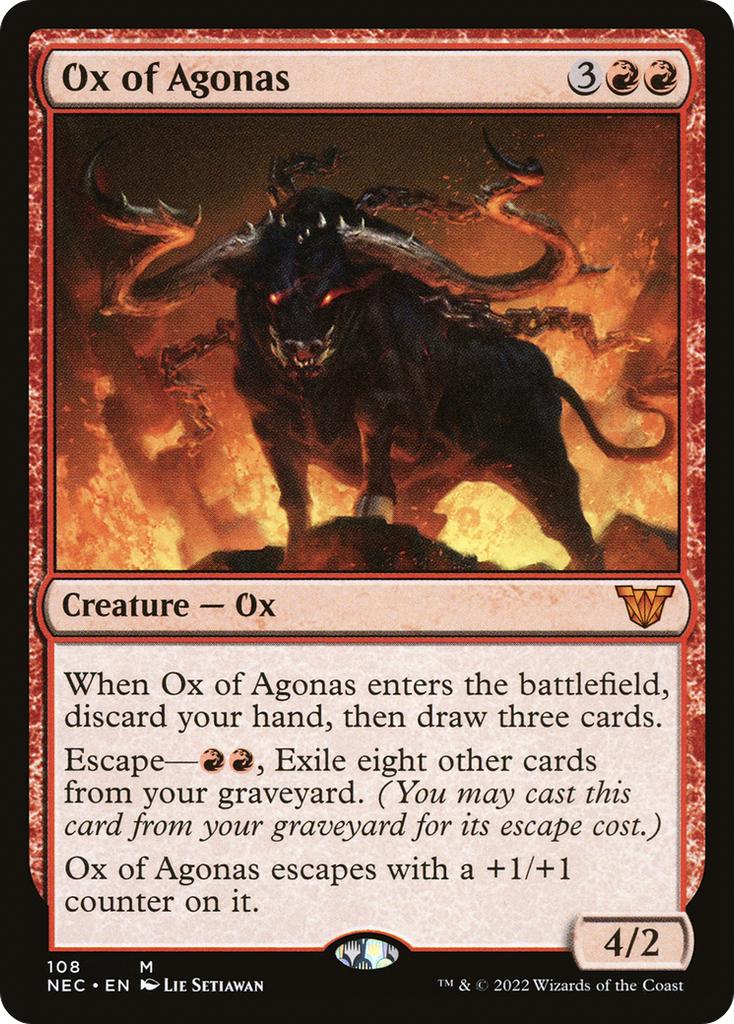 Magic: The Gathering - Ox of Agonas - Neon Dynasty Commander