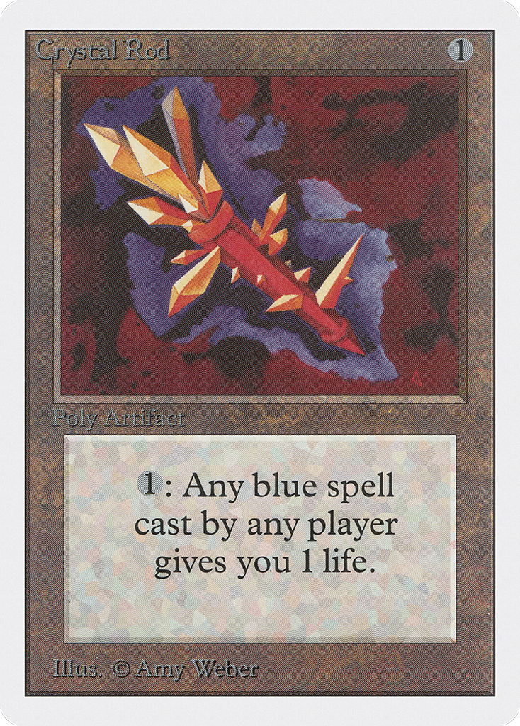 Magic: The Gathering - Crystal Rod - Unlimited Edition