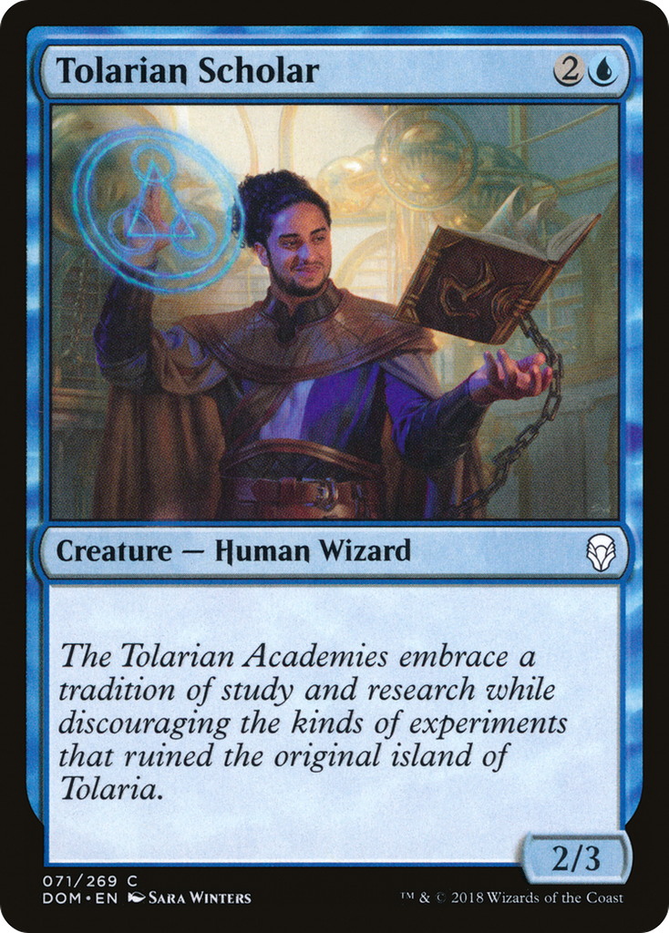Magic: The Gathering - Tolarian Scholar - Dominaria