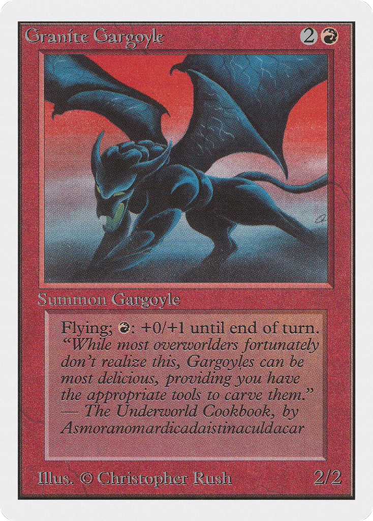 Magic: The Gathering - Granite Gargoyle - Unlimited Edition