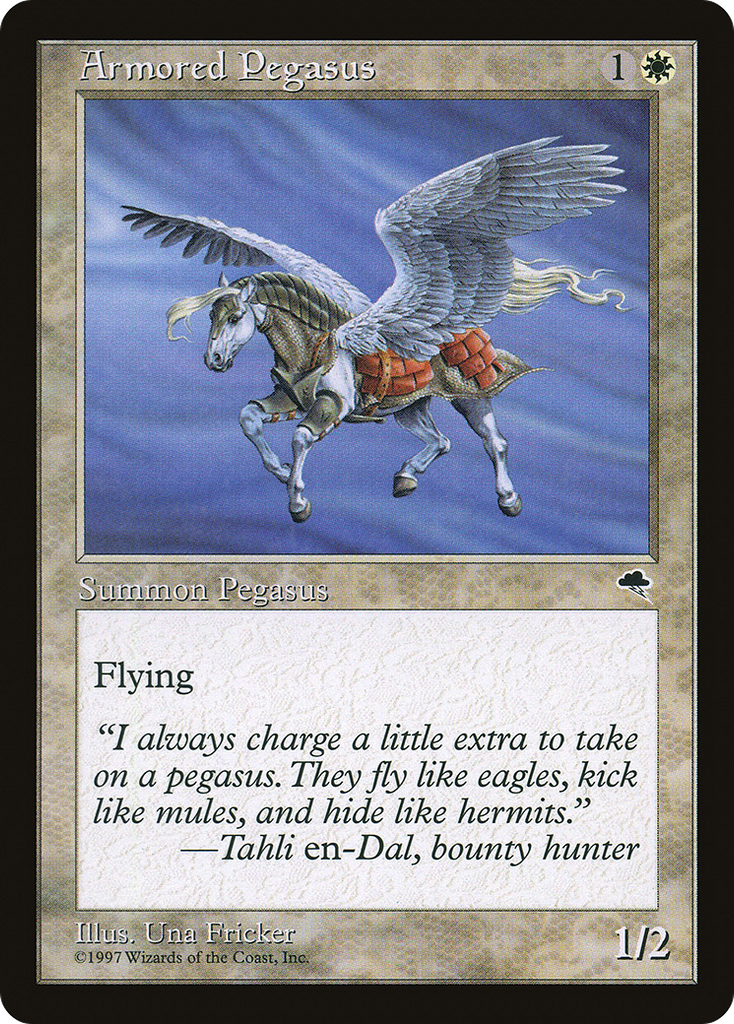 Magic: The Gathering - Armored Pegasus - Tempest