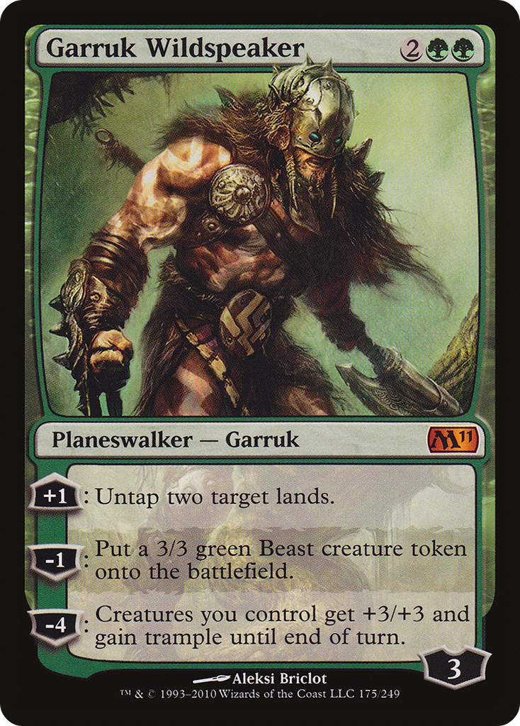 Magic: The Gathering - Garruk Wildspeaker - Magic 2011