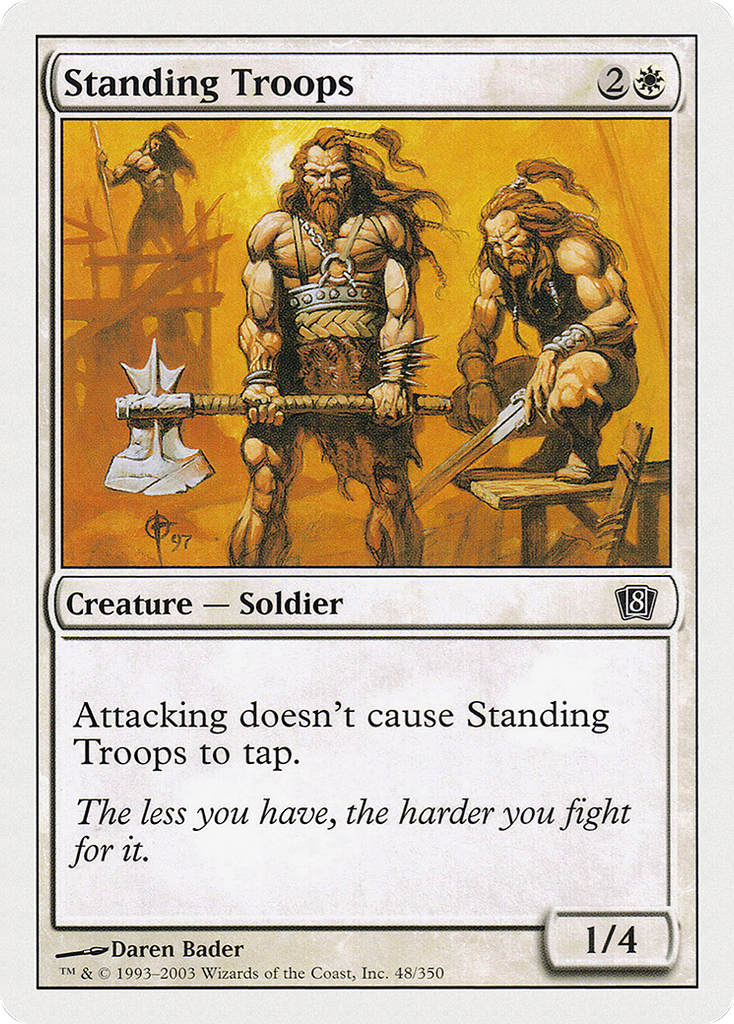 Magic: The Gathering - Standing Troops - Eighth Edition