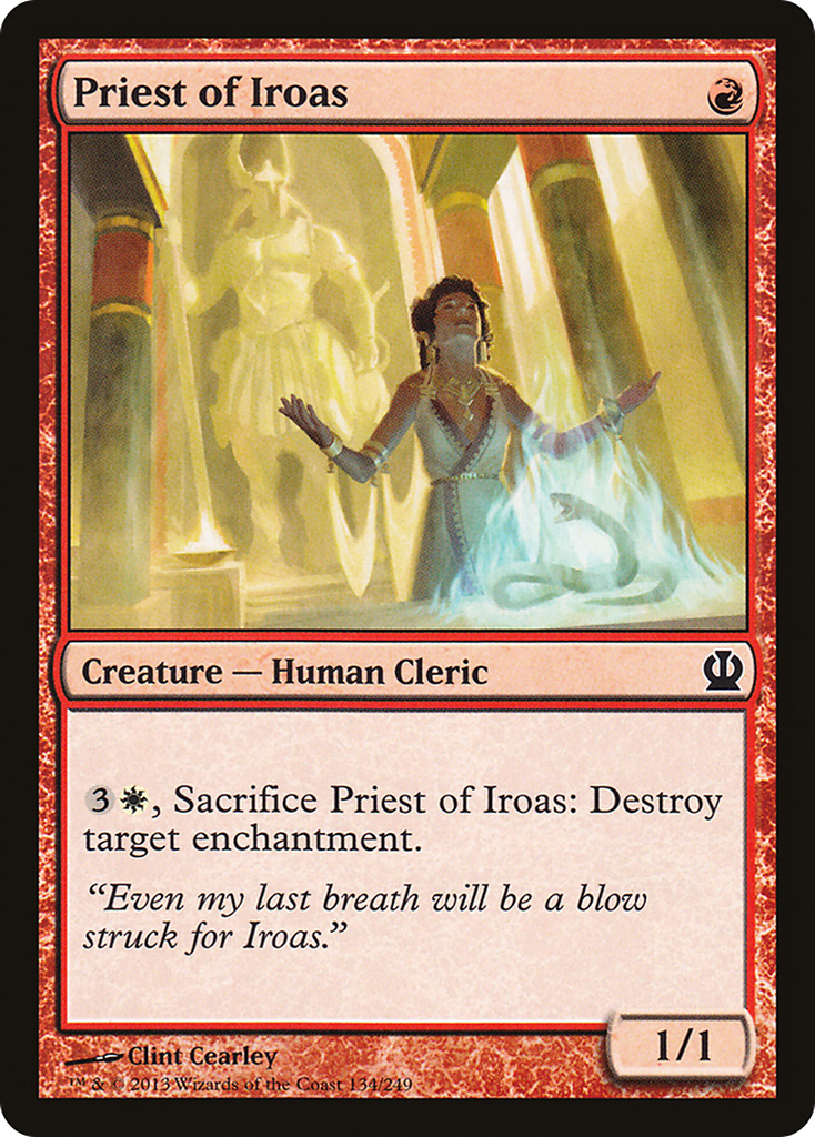 Magic: The Gathering - Priest of Iroas - Theros