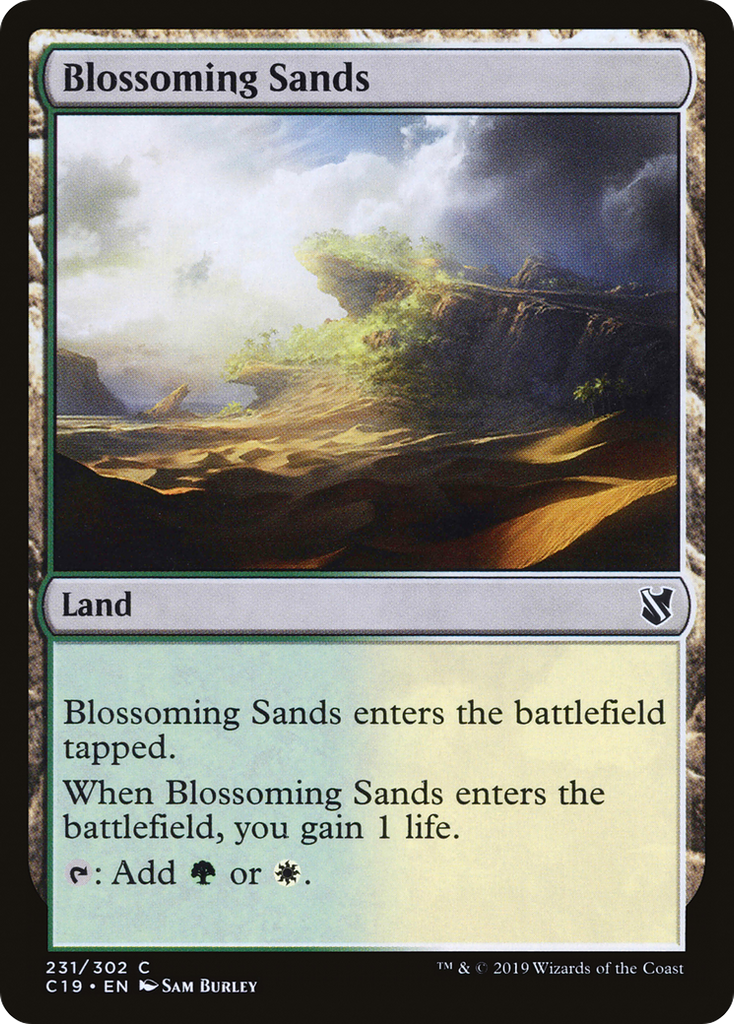 Magic: The Gathering - Blossoming Sands - Commander 2019