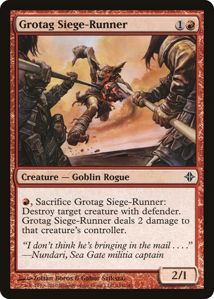 Magic: The Gathering - Grotag Siege-Runner - Rise of the Eldrazi