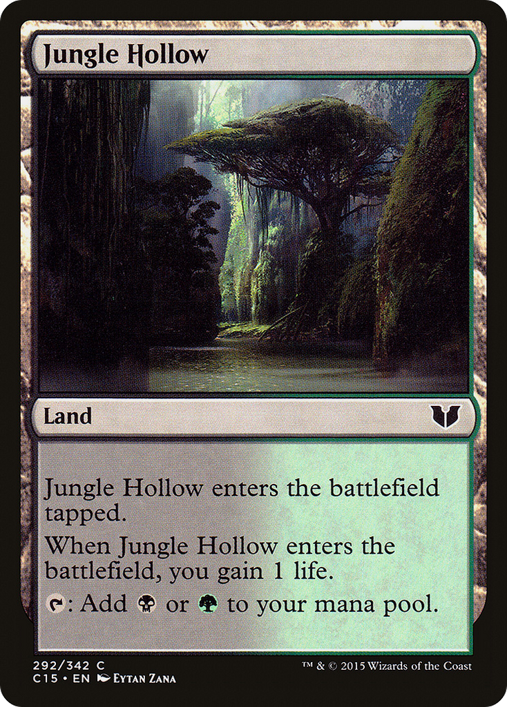 Magic: The Gathering - Jungle Hollow - Commander 2015