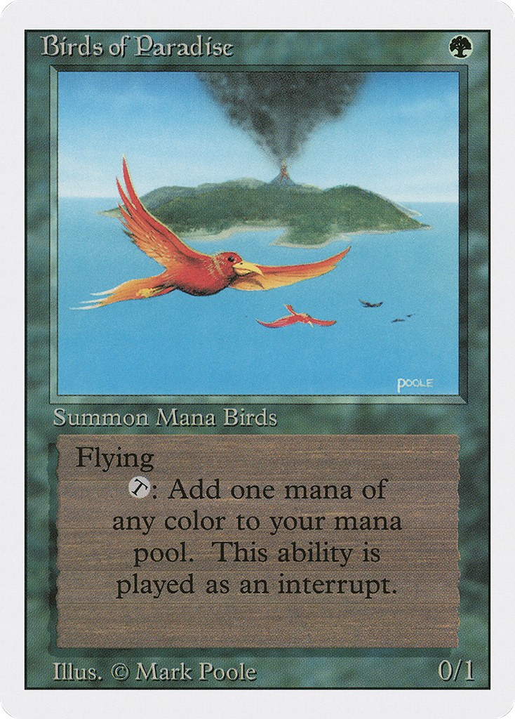 Magic: The Gathering - Birds of Paradise - Revised Edition