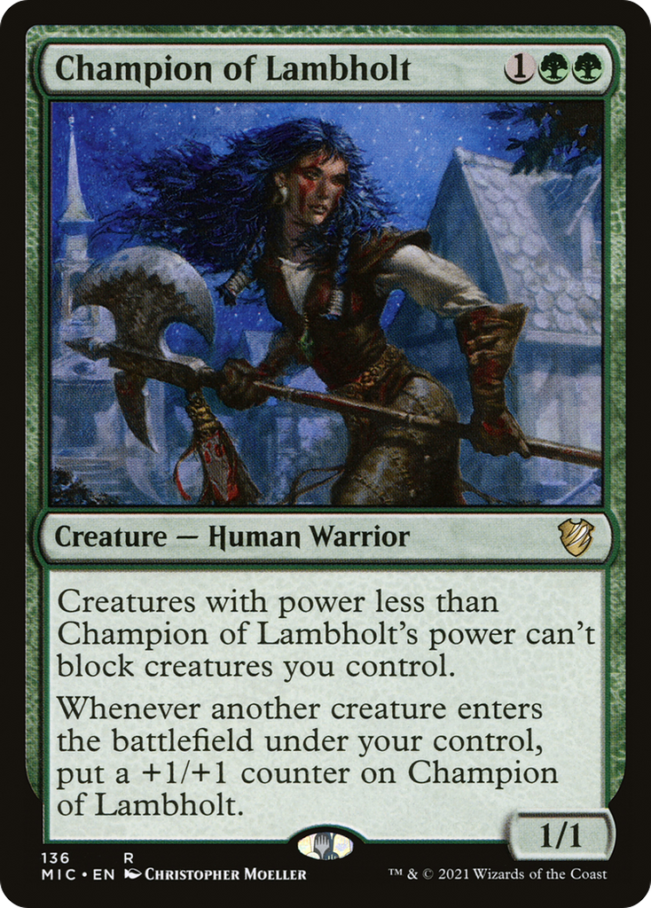 Magic: The Gathering - Champion of Lambholt - Midnight Hunt Commander