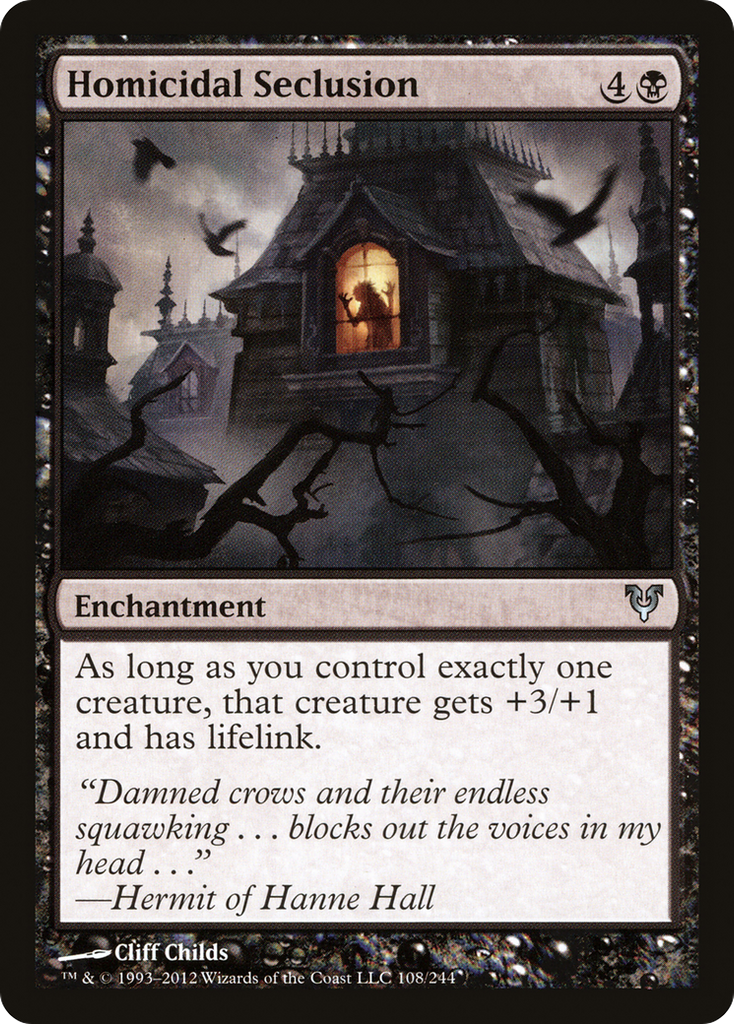Magic: The Gathering - Homicidal Seclusion - Avacyn Restored