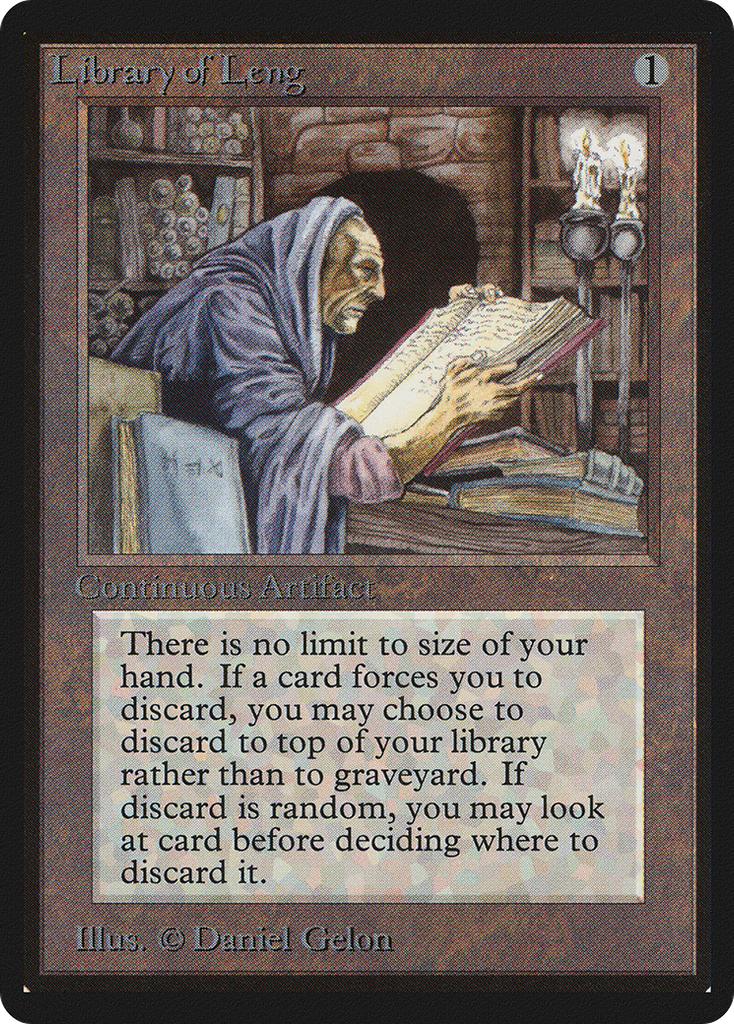 Magic: The Gathering - Library of Leng - Limited Edition Beta
