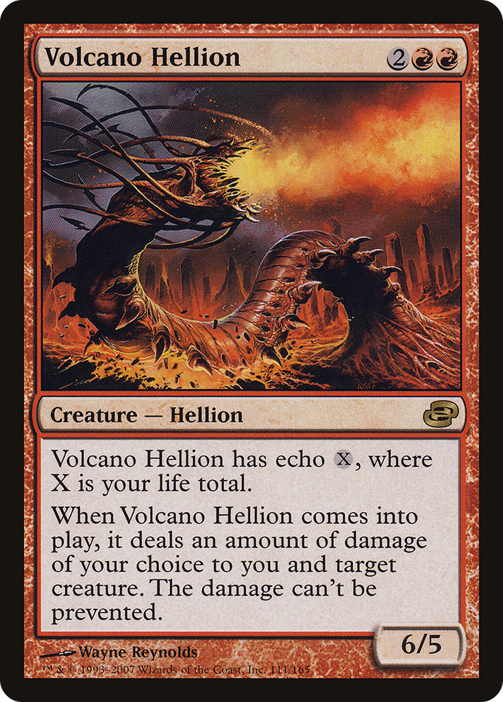 Magic: The Gathering - Volcano Hellion - Planar Chaos