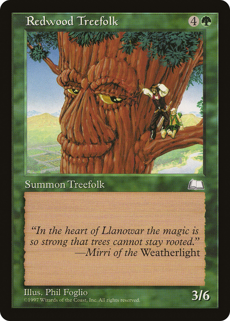 Magic: The Gathering - Redwood Treefolk - Weatherlight