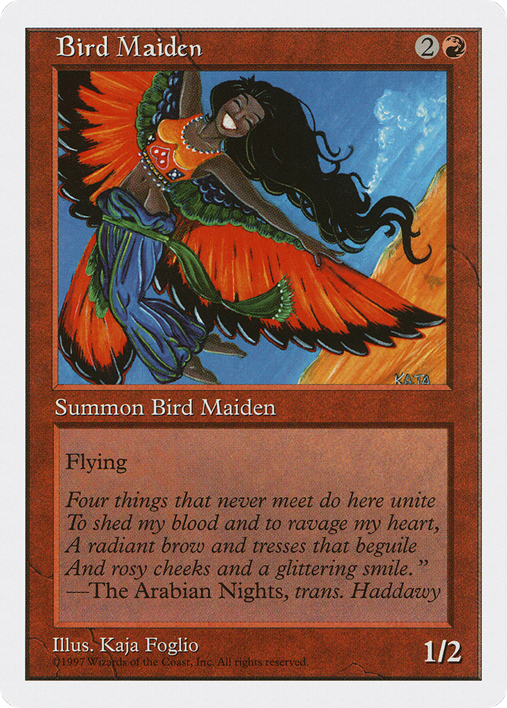 Magic: The Gathering - Bird Maiden - Fifth Edition