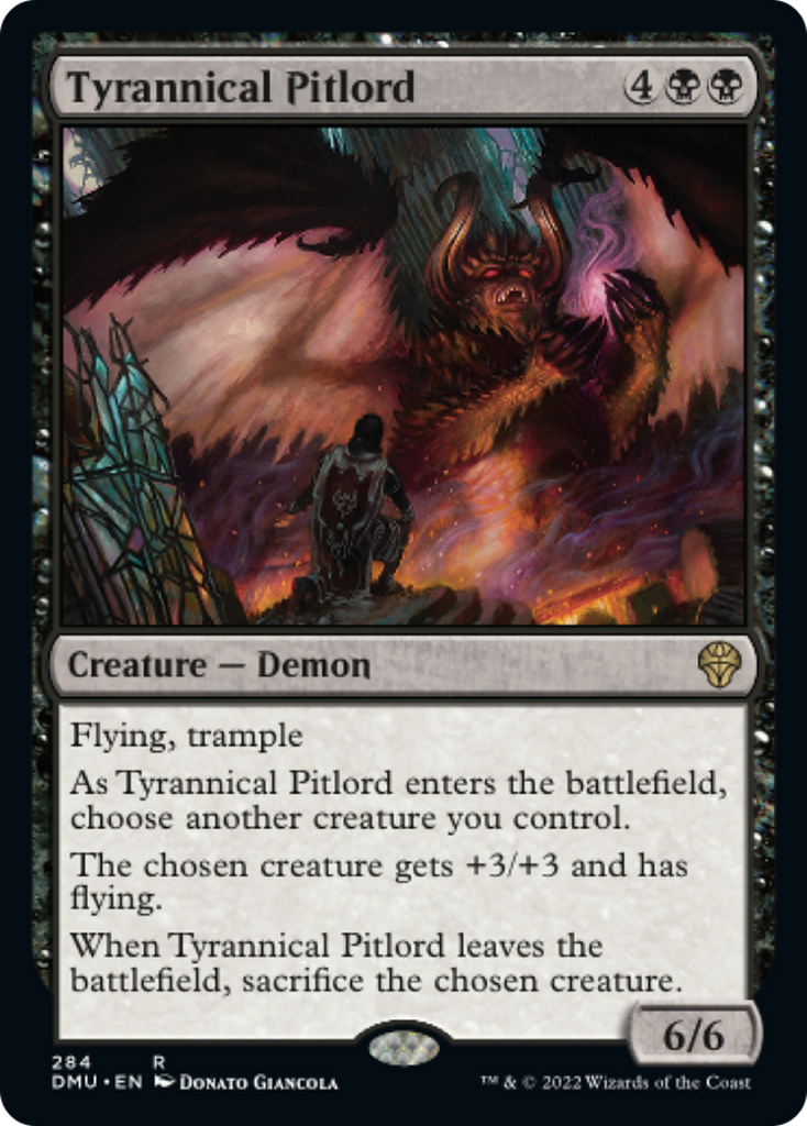 Magic: The Gathering - Tyrannical Pitlord Foil - Dominaria United