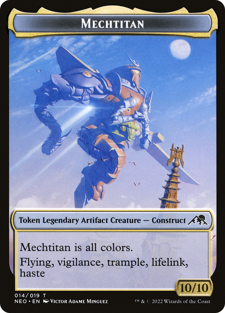 Magic: The Gathering - Mechtitan Token - Kamigawa: Neon Dynasty Tokens