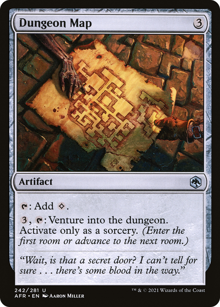 Magic: The Gathering - Dungeon Map - Adventures in the Forgotten Realms