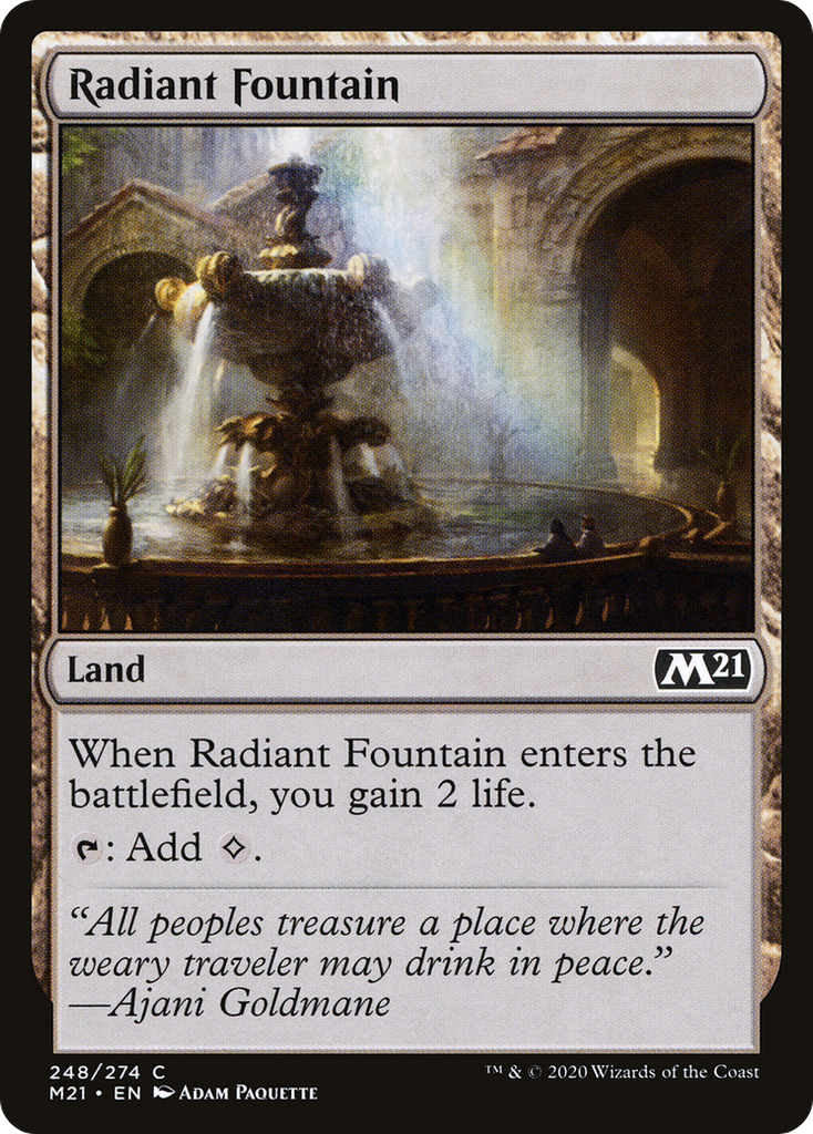 Magic: The Gathering - Radiant Fountain - Core Set 2021