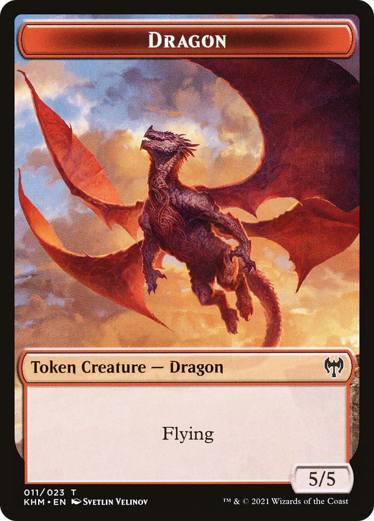 Magic: The Gathering - Dragon Token - Kaldheim Tokens