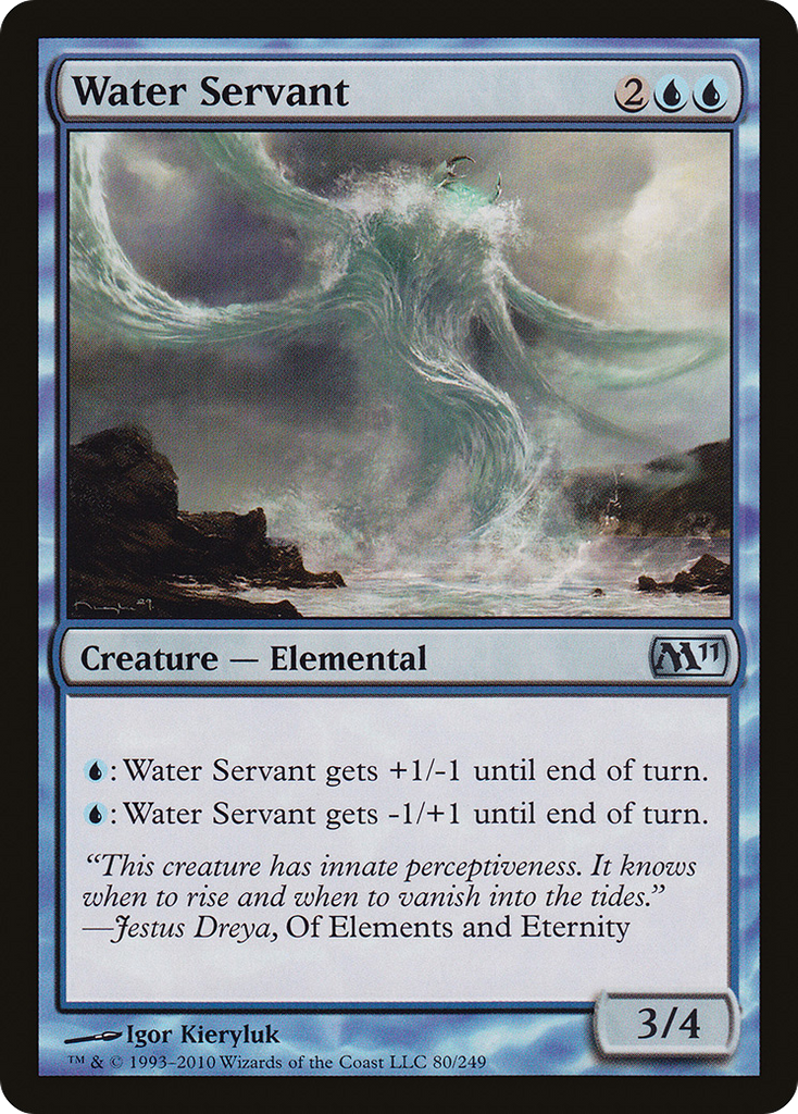 Magic: The Gathering - Water Servant - Magic 2011