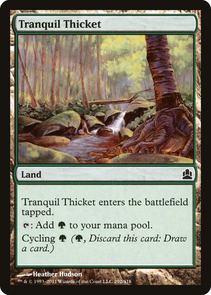 Magic: The Gathering - Tranquil Thicket - Commander 2011