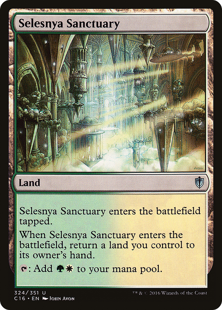 Magic: The Gathering - Selesnya Sanctuary - Commander 2016