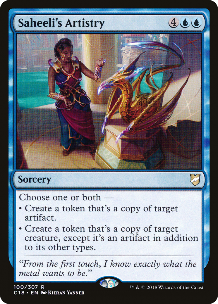 Magic: The Gathering - Saheeli's Artistry - Commander 2018