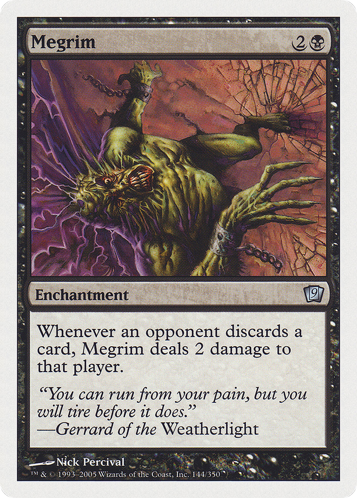 Magic: The Gathering - Megrim - Ninth Edition