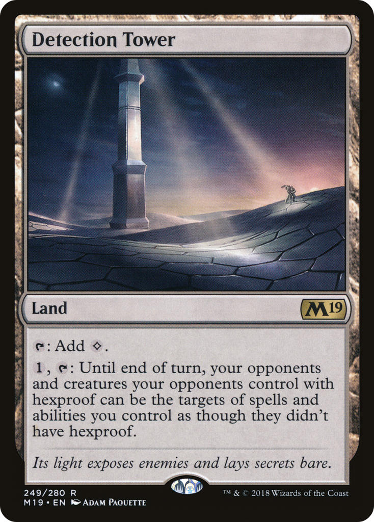 Magic: The Gathering - Detection Tower - Core Set 2019