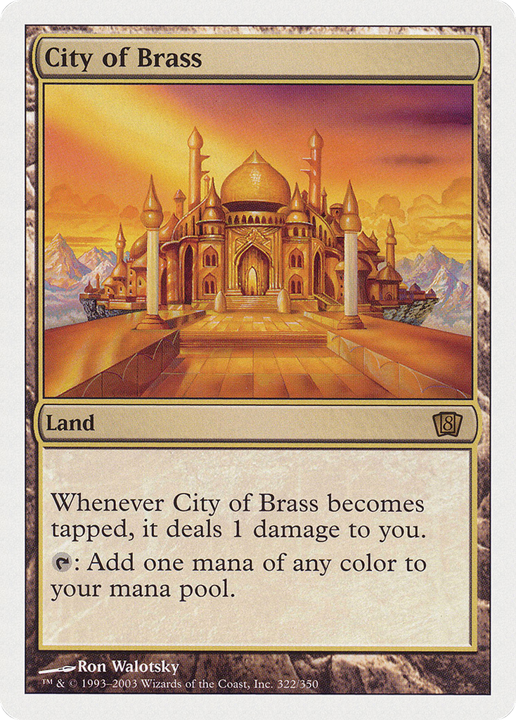 Magic: The Gathering - City of Brass - Eighth Edition