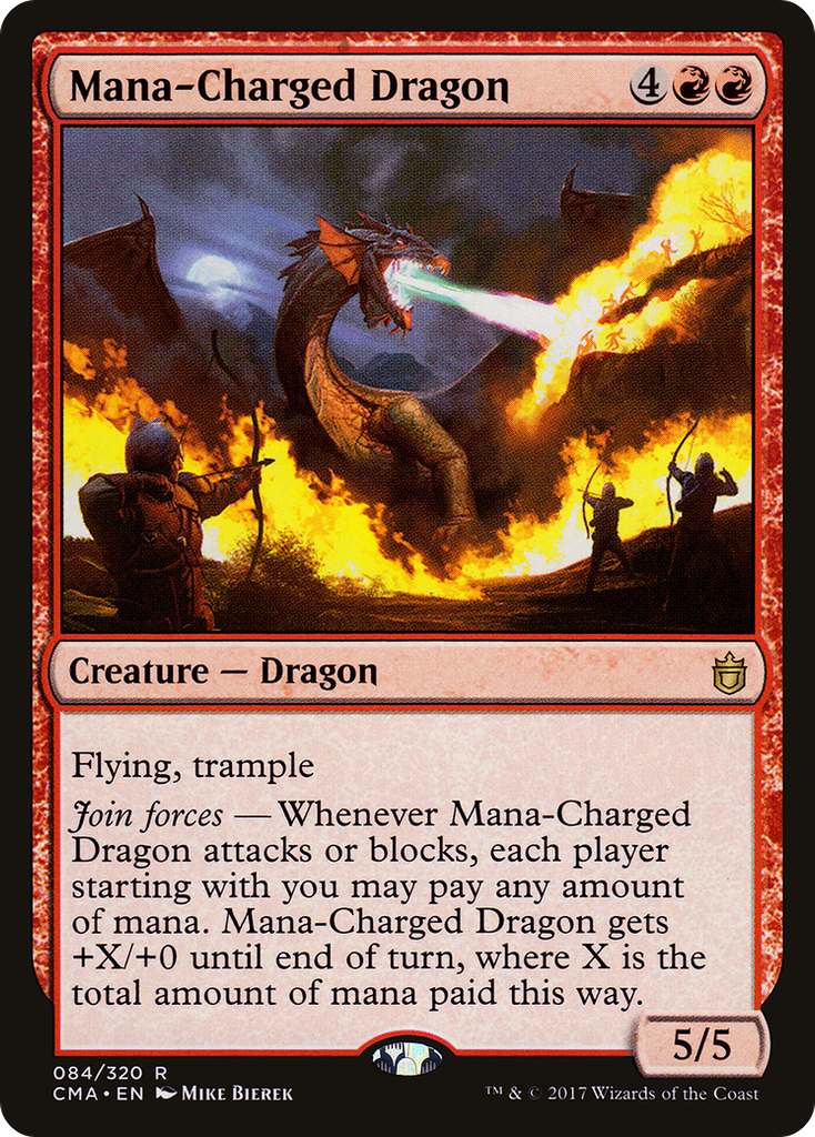 Magic: The Gathering - Mana-Charged Dragon - Commander Anthology