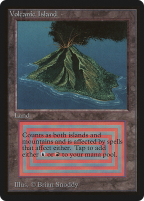 Magic: The Gathering - Volcanic Island - Limited Edition Beta