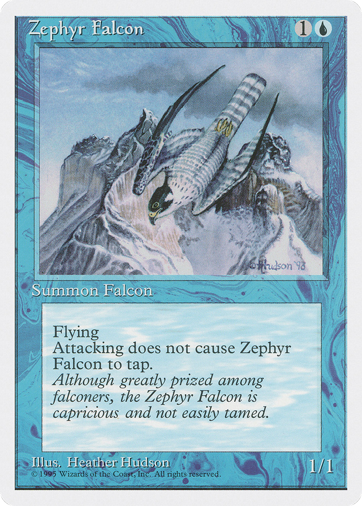 Magic: The Gathering - Zephyr Falcon - Fourth Edition