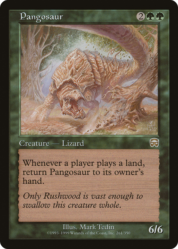 Magic: The Gathering - Pangosaur - Mercadian Masques