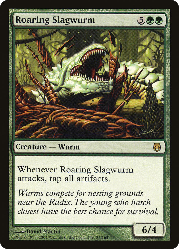 Magic: The Gathering - Roaring Slagwurm - Darksteel