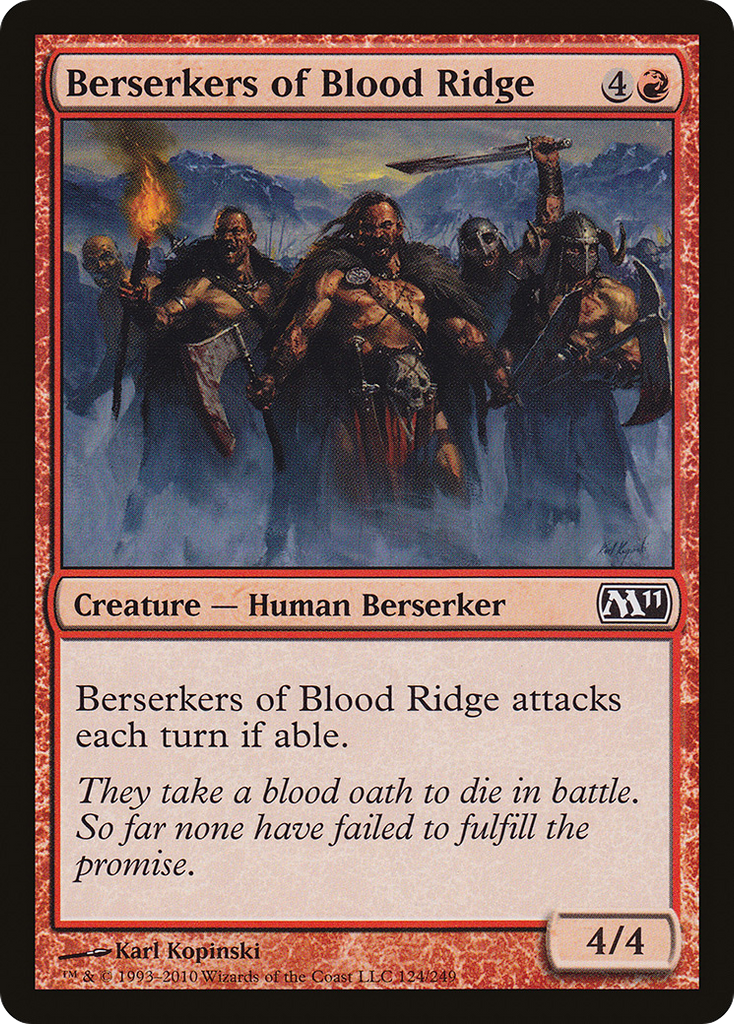 Magic: The Gathering - Berserkers of Blood Ridge - Magic 2011