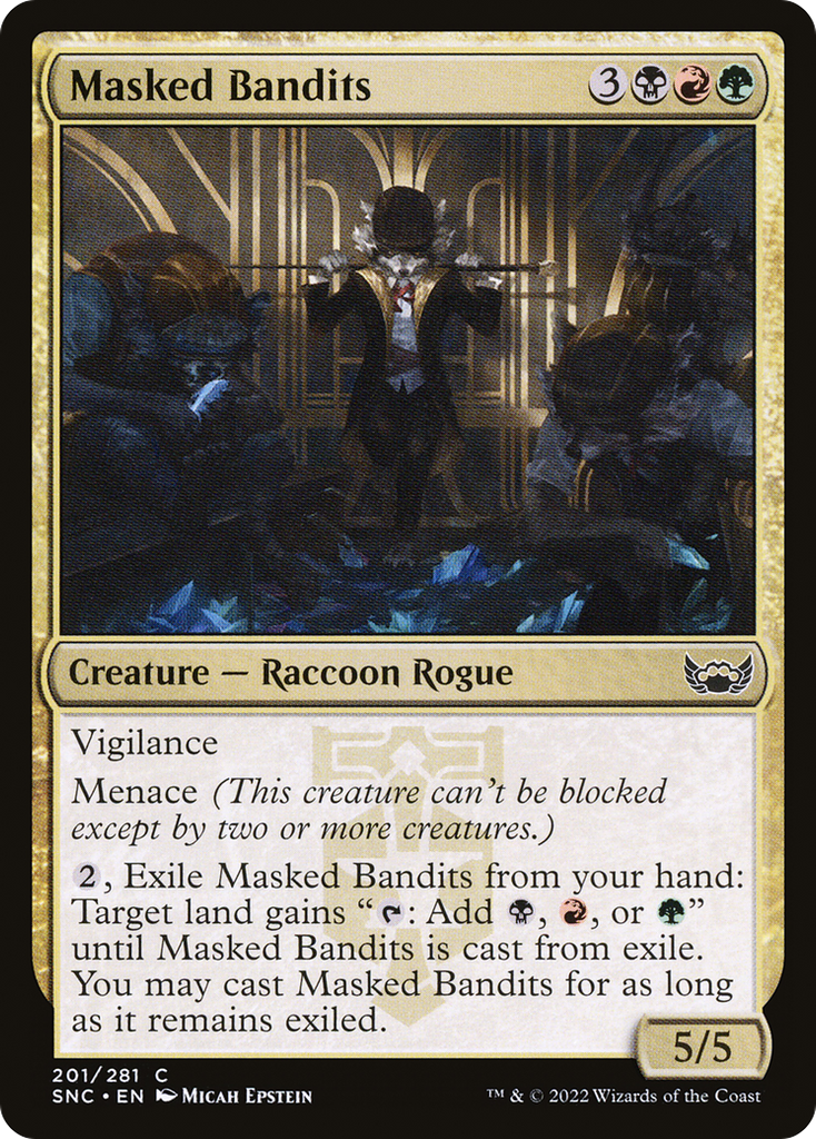 Magic: The Gathering - Masked Bandits Foil - Streets of New Capenna