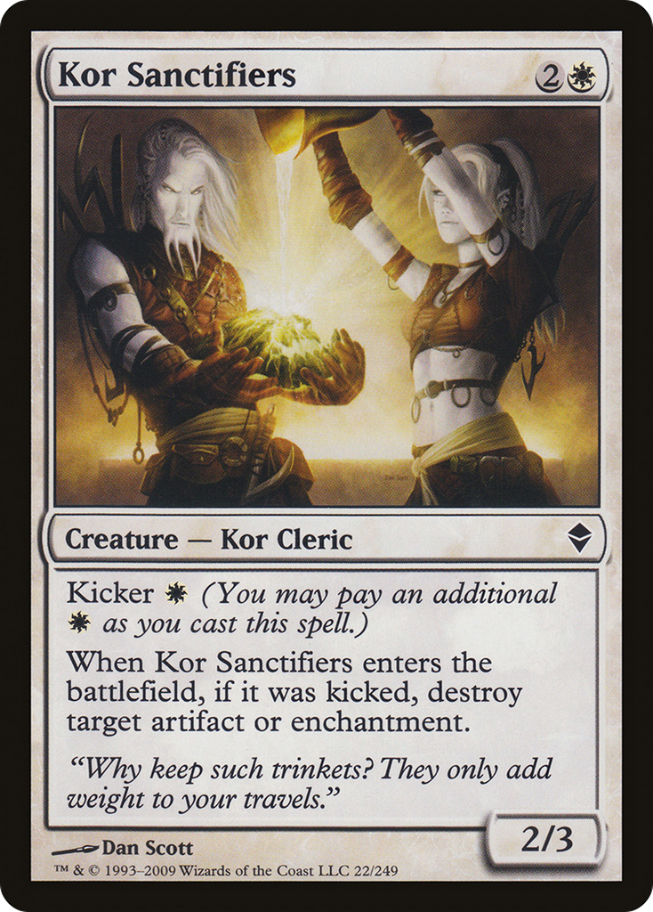 Magic: The Gathering - Kor Sanctifiers - Zendikar