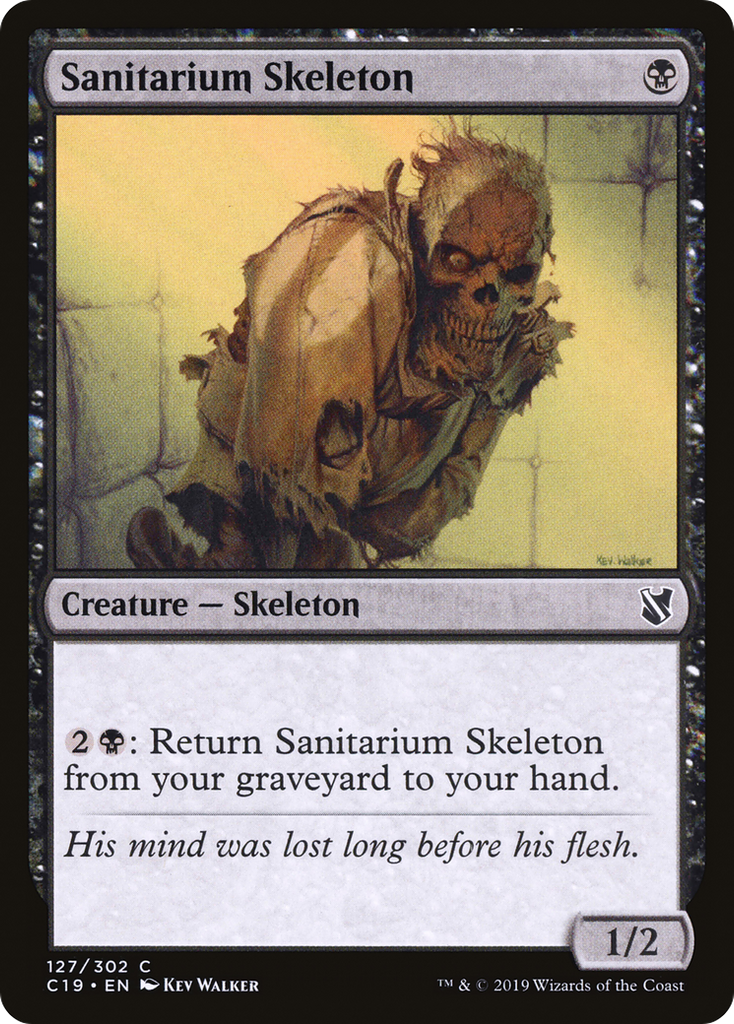 Magic: The Gathering - Sanitarium Skeleton - Commander 2019