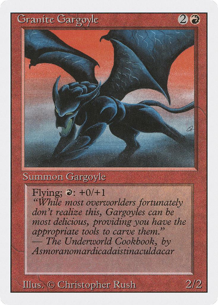 Magic: The Gathering - Granite Gargoyle - Revised Edition